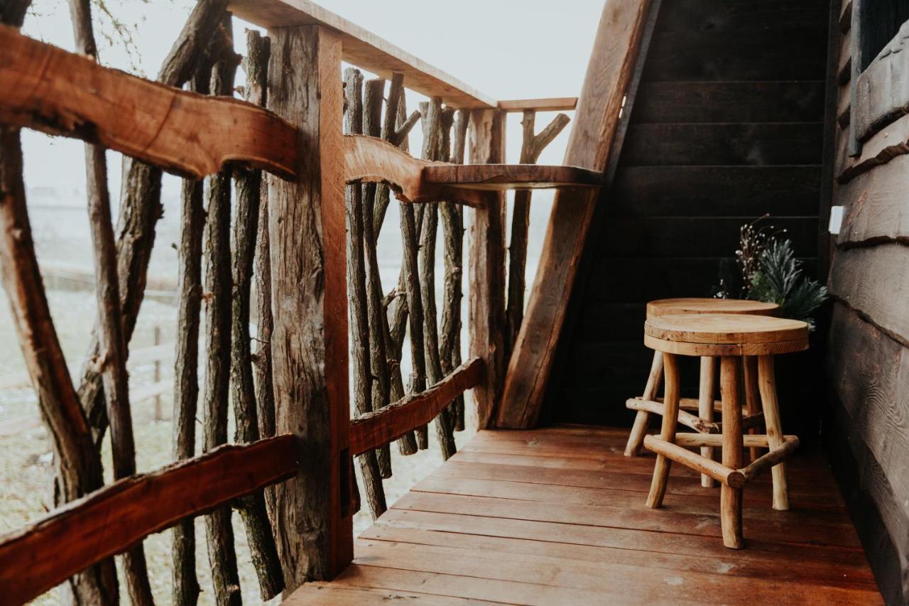 ホテル Treehouse Drevesna Hiska Strkovo Gnezdo Ranc Jures リュトメル エクステリア 写真
